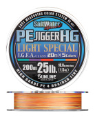Шнур Sunline PE JIGGER HG LIGHT SPECIAL 200m #0.6 10lb 4.2kg