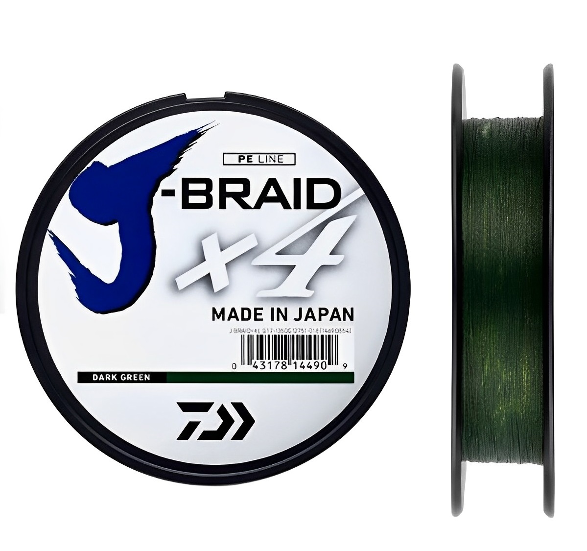 Шнур плетеный DAIWA ''J-Braid X4'' (Зеленая)