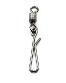 Вертлюг с застеж Namazu SWIVEL WITH NICE HANGING SNAP-A, цв. BN, р. 8