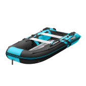 Надувная лодка GLADIATOR B370AL (черно-бирюзовый)