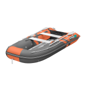 Надувная лодка GLADIATOR B370AL (оранжево-темносерый)